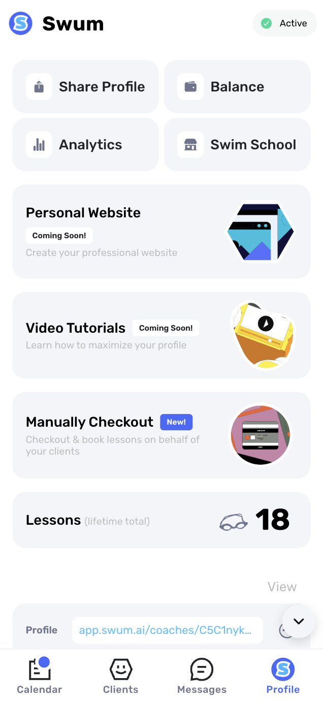 Permission request screen for checkout on behalf of clients