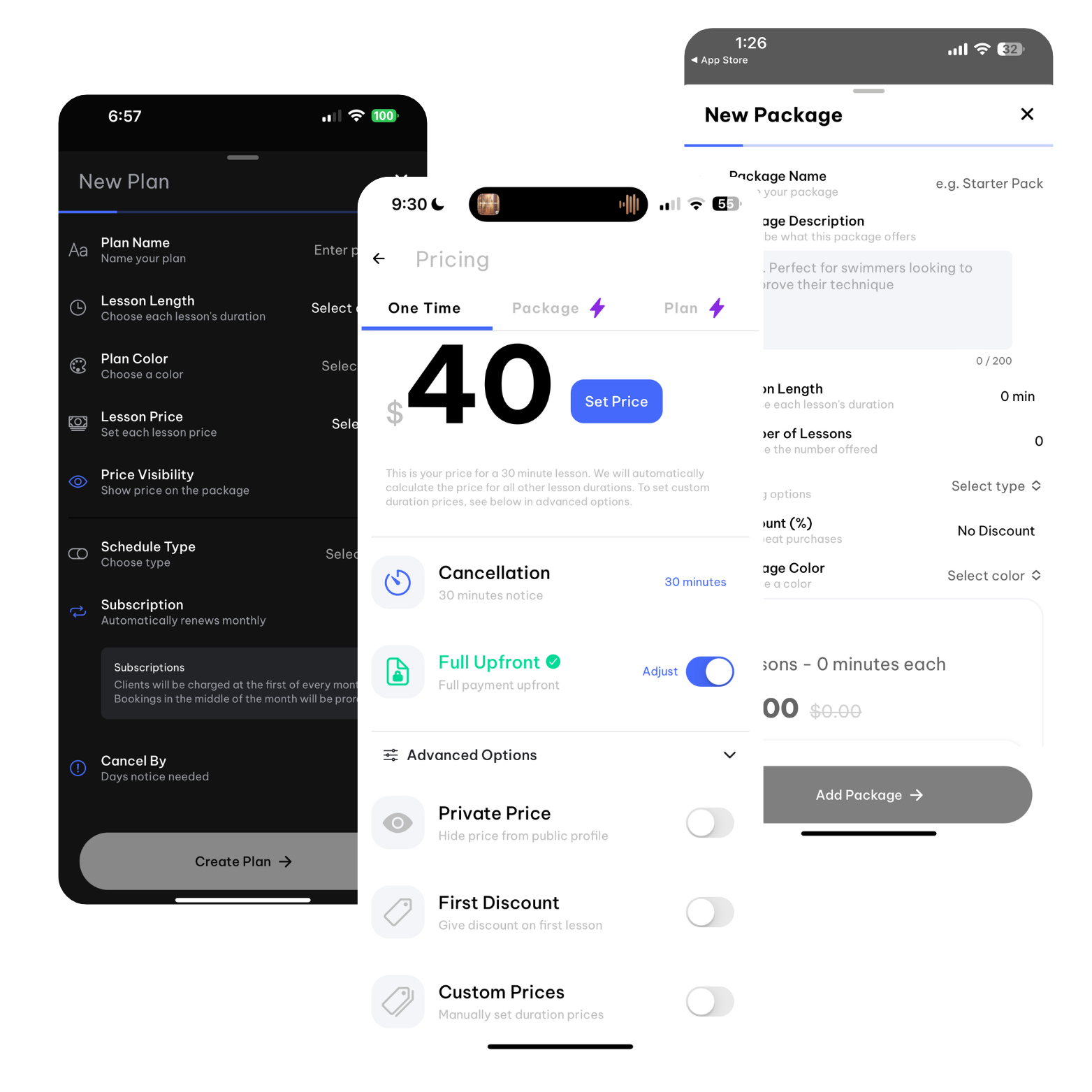 Swim Lesson Management Software platform preview