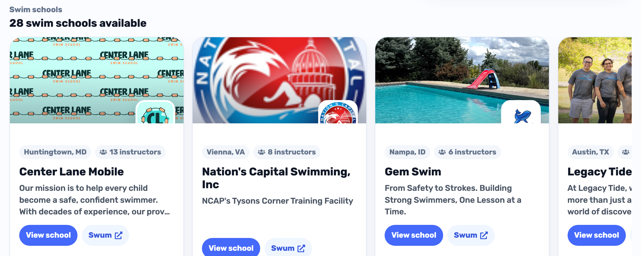 Swum Goes to School